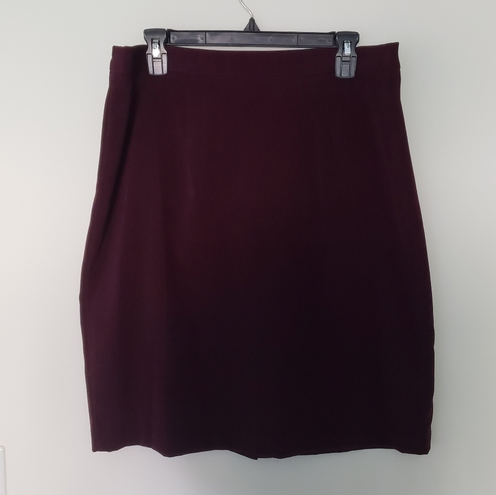 Purple Pencil Skirt